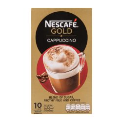Nescaf Gold Cappuccino Sachets 10X18G