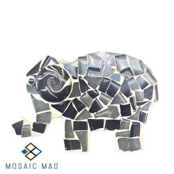 Mosaic Project- Elephant. Diy Kit
