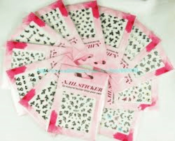 Nail Art Stickers - Various - Great Party Favor For Girls - Price Per Pack With One Sheet