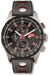 Ducati Corse Cronograph Evolution Watch W leather Band 987695021