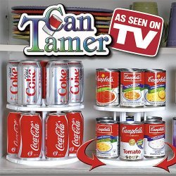 Can Tamer 2 Tier Food & Beverage Can Carousel