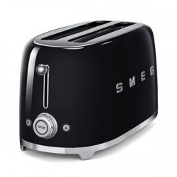 Smeg 50S Retro Style 4 Slice Toaster in Black