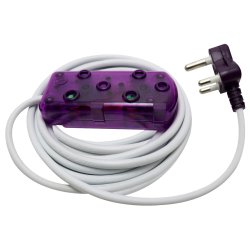Ellies 5M 10AMP Extension Lead Purple