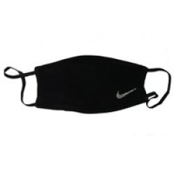 Nike Face Mask Black With Silver Tick
