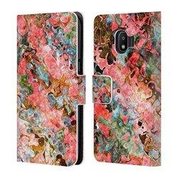 Official Shelly Bremmer Coral Reef Colourful Abstract Leather Book Wallet Case Cover For Samsung Galaxy J2 Pro 2018