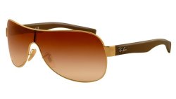 Ray-Ban - Polarized - Arista dove Rubber Temple gradient Brown - RB3471 001 13