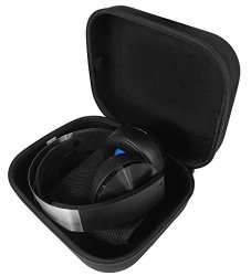 Casematix Protective PS4 Gaming Headset Case Fits Playstation 4 Platinum Wireless Headset Dongle Cables And More
