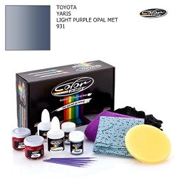 Toyota Yaris Light Purple Opal Met - 931 Color N Drive Touch Up Paint System For Paint Chips And Scratches Pro Pack