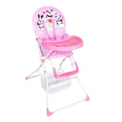 Mamakids Nibble Lite Feeding Chair - Pink Panda