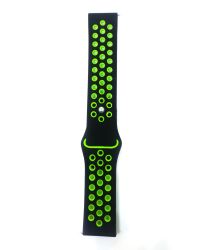 Fitbit Versa Multi-colour Silicone Watch Strap -black & Green