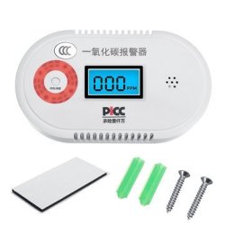 SMOKE Alarm lcd Co Carbon Monoxide Detector Poisoning Gas Warning Sensor Monitor