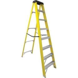 Ladder Fibre Glass 10 Step S sided Partial