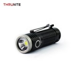 T1 Rechargeable Flashlight 102M Throw 1500 Lumen Black