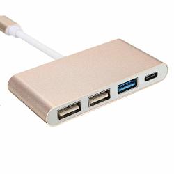 4 In 1 Type C To 3 Port USB Usb-c Multi Port Charging Converter Hub For Datatransfer - Laptops & Accessories Laptop Chargers &