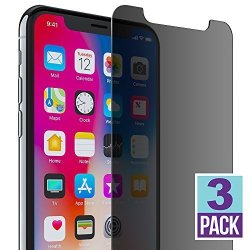 Flexgear Iphone X XS Privacy Glass Screen Protector New Generation Premium Designed For Iphone X xs 3-PACK