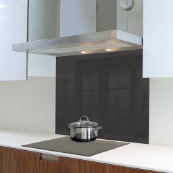 Metallic Black Hob Splashback 898 X 700 X 6MM