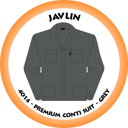 Javlin - Premium Conti Suit - Poly Cotton - Grey