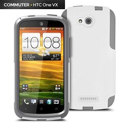 Otterbox Commuter Series Case For Htc One Vxwhite gray