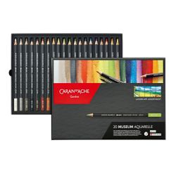 Museum Aquarelle Coloured Pencils 20 Landscape Pencil Set