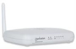 Manhattan 150N Wireless Router - 150 Mbps Qos 4-PORT 10 100 Mbps Lan Switch Retail Box 2 Year Limited Warranty product Overview: the 150N Wireless Router