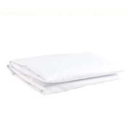 Cot Fitted Sheet White - Large Cot