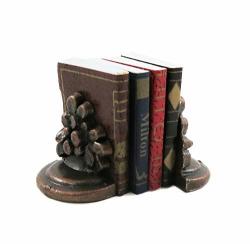 Melody Jane Dollhouse Antique Brass Globe & Bookends Set – 1:12 Scale Study Accessory For Miniature Libraries