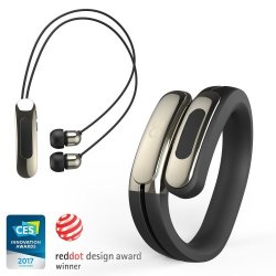 Helix Cuff: Wearable Wireless Headphones.