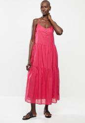 Mango Dress Soli - Bright Pink
