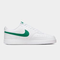 Nike Mens Court Vision White green Low Sneakers