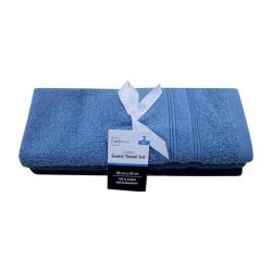 3 Pk Guest Towel Set Ocean Blue