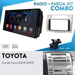 UGAR EX6 7 Android 6.0 Car Stereo Radio Plus 11-560 Fascia Kit for Toyota Corolla Verso 2004-2009 