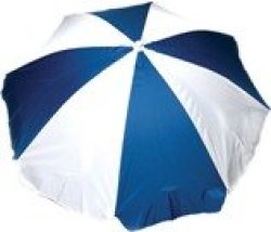 Beach Umbrella Available In: Blue White