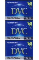 3 MINI Dv Minidv Tape For Panasonic AG-DVX100BQ DVX100B