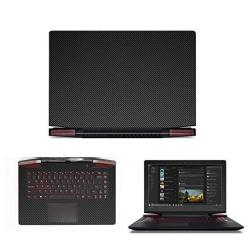 Black Carbon Fiber Skin Decal Wrap Skin Case For Lenovo Y700 14" Touch Screen Gaming Laptop