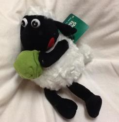 Shaun The Sheep Teddy Soft Toy +-22cm From Leg To Head