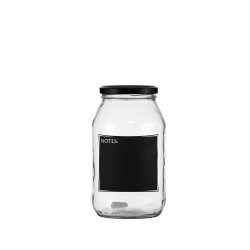 Consol - 750ML Jar With Black Notes