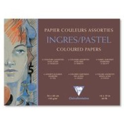 Claire Fontaine Ingres Glued Pastel Pad - Neutral Colours 36X48CM 25 Sheets