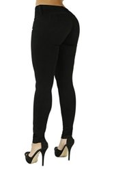 Curvify Stretch Jean 767 - A Butt Lifting Skinny Jeans For Women - No Back Pockets 767 Black 3