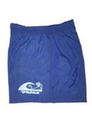 Ladies Quick Dry Boxer Swimming Shorts With Front Pockets S Navy Blue