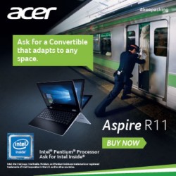 Acer 11in R11 N3700 4gb 500gb T Wht