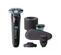 Philips Wet & Dry Shaver S7886 58 - Usb-a Charging With Cleaning Pod Beard Styler & Travel Case I