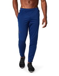 Amazon Brand - Peak Velocity Men's Trackster Athletic-fit Pant Victory Blue asphalt Grey Medium