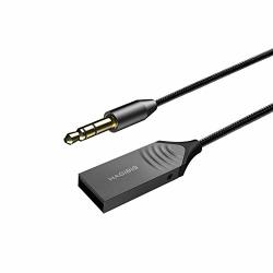 Hagibis Bluetooth Receiver U3 Bluetooth 5.0 Adapter Hands-free Bluetooth Car Kits Audio 3.5MM Jack Stereo Music Aux Wireless Receiver For Car Vehicle Speaker Home Built-in Microphone