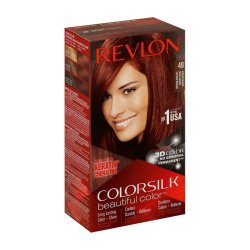 Revlon Colorsilk Permanent Hair Colour Kit - Auburn Brown