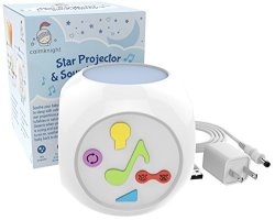 Star Projector Sound Machine With Cry Detect By Calm Knight Baby White Noise Soother