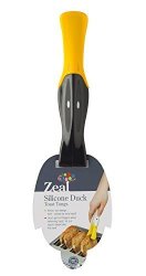 Zeal Silicone Duck Toast Tongs Black