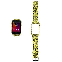Leopard Pattern Replacement Watch Wristband For Samsung Galaxy Gear R750 Tpu Strap Wensltd Luxury