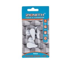 Zenith Picture Hook & Pin Medium For 4KG - 5 Pieces Per Pack Pack Of 12