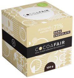 CocoaFair Almonds In 71% Dark Chocolate