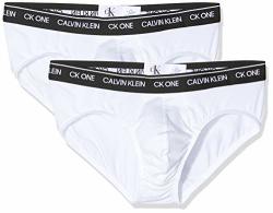 Calvin Klein Ck One 2 Pack Briefs White CKL_000NB2383AWBE - XL